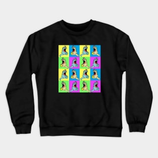 Dino Pop Art by LowEndGraphics Crewneck Sweatshirt